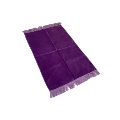 Tapis de prière violet uni